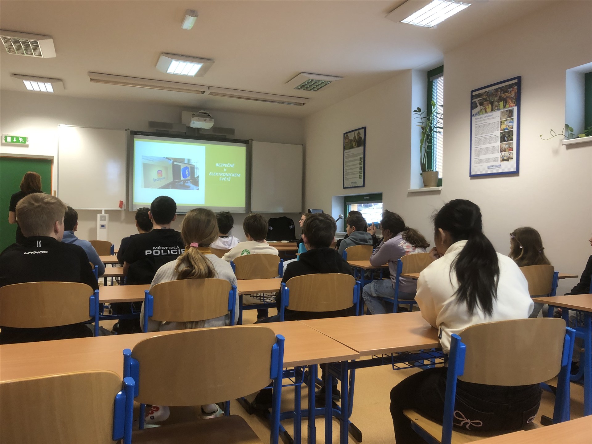 Městská policie - beseda Bezpečně v elektronickém světě